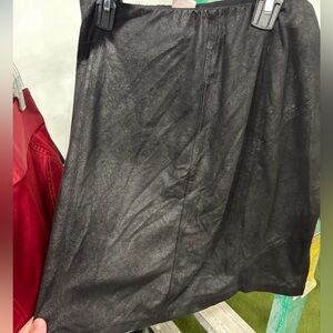 Black Knee Length Skirt